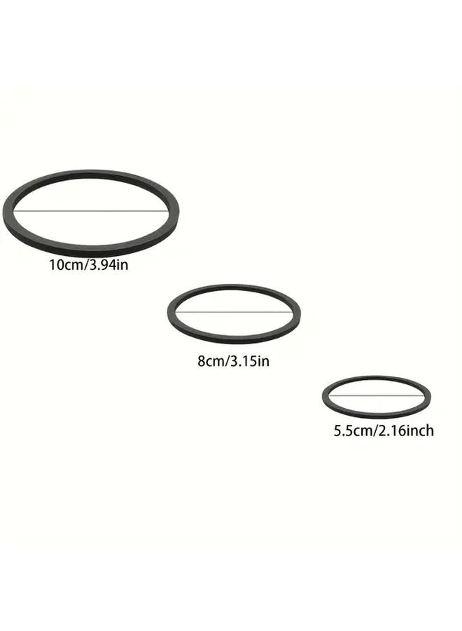 3pcs Aquarium Floating Plant Ring Reusable Foam Feeder 3 Sizes Easy Clean Fish Tank Pond - Image 2